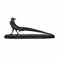 HM2260 Bronze Pheasant w. Long Tail on Marble